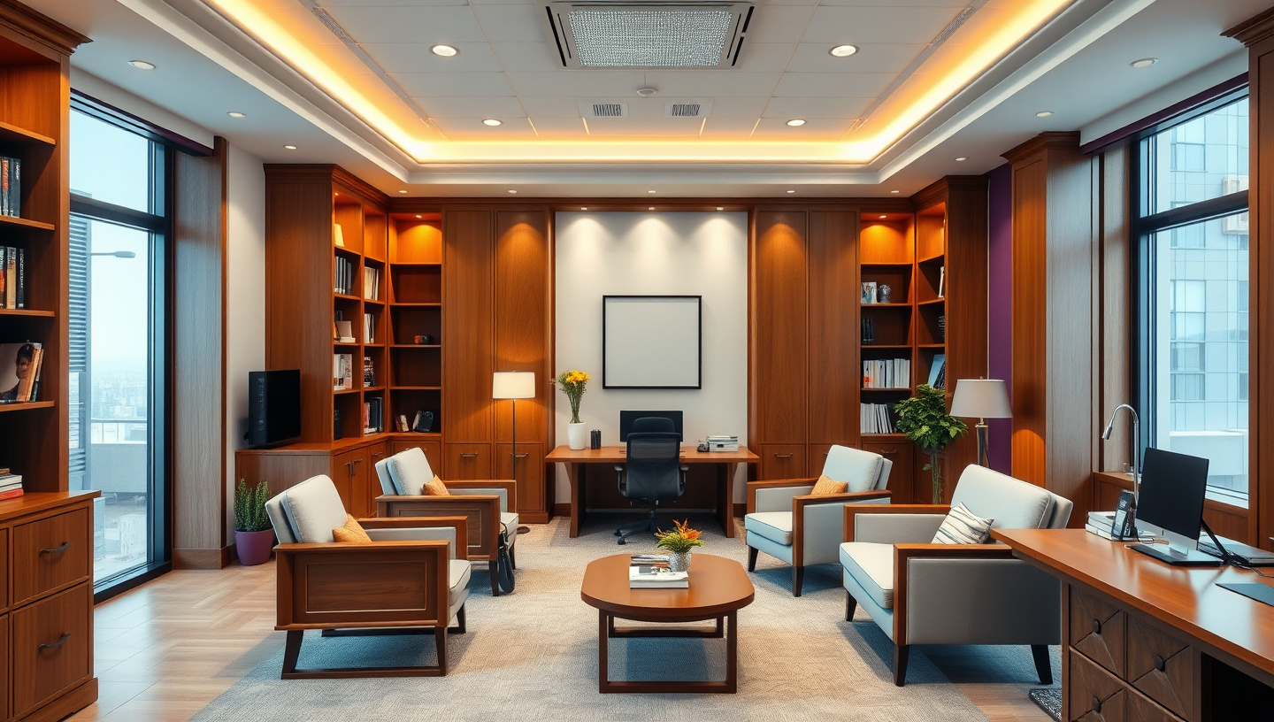 Modern office space for educational excellence